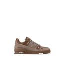Sneaker LV Trainer Marron Blanc