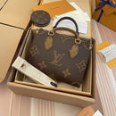 LV - Petit Cabas OnTheGo BB Maron double