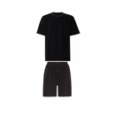 Fendi - Ensemble T-shirt + Short en piqué FF Noir