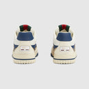 BASKETS GUCCI RE-WEB POUR HOMME Blanc Cassé Blanc Bleu