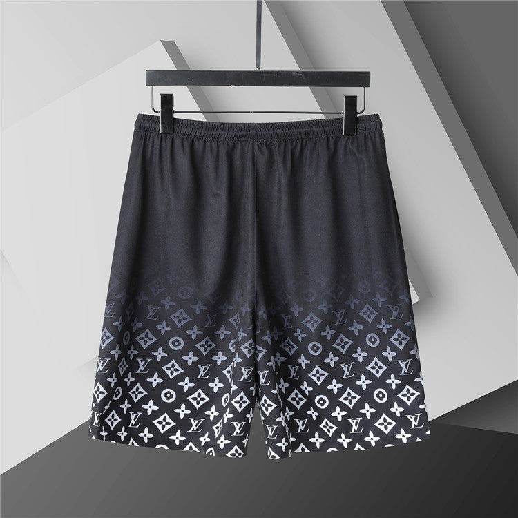 Louis Vuitton - Short à logo LV Noir