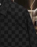 Louis Vuitton - Chemise manches longues motif damier LV Noir