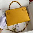 Hermes - Birkin 19 cm Miel doré