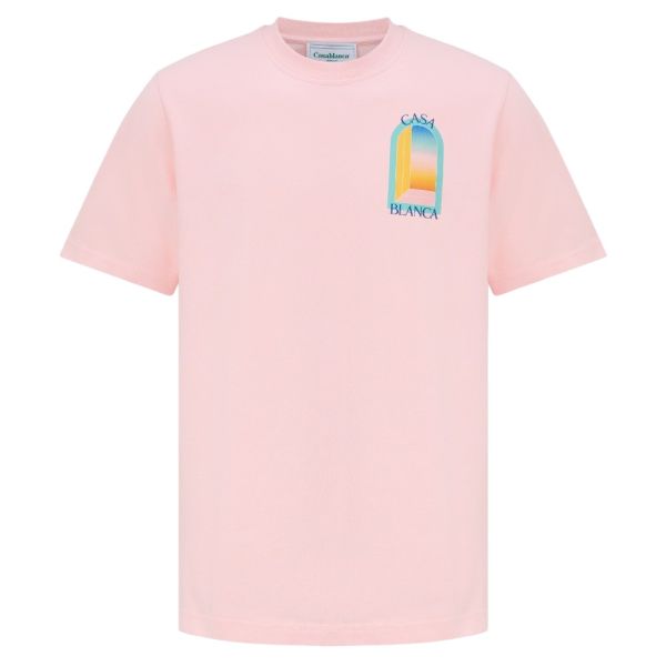 Casablanca - T-shirt L’arche De Jour Rose