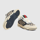BASKETS GUCCI RE-WEB POUR HOMME Blanc cassé Blanc