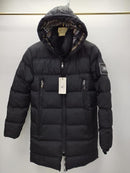 Burberry - Doudoune à capuche longue à monogramme BB Noir