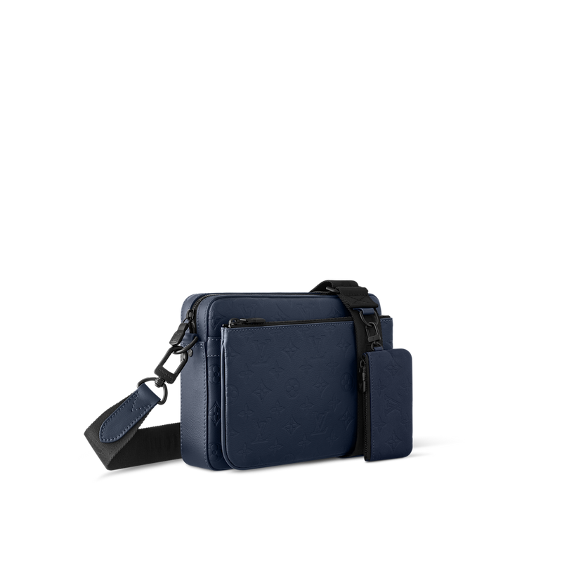 Sac Trio Messenger Bleu Nuit