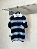 Dior - Polo Dior Rayures Blanc/Bleu