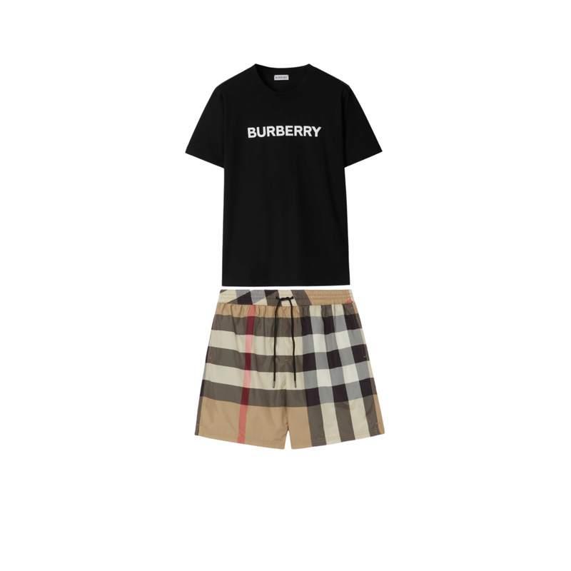 Burberry - Ensemble SHORT + T-SHIRT Noir