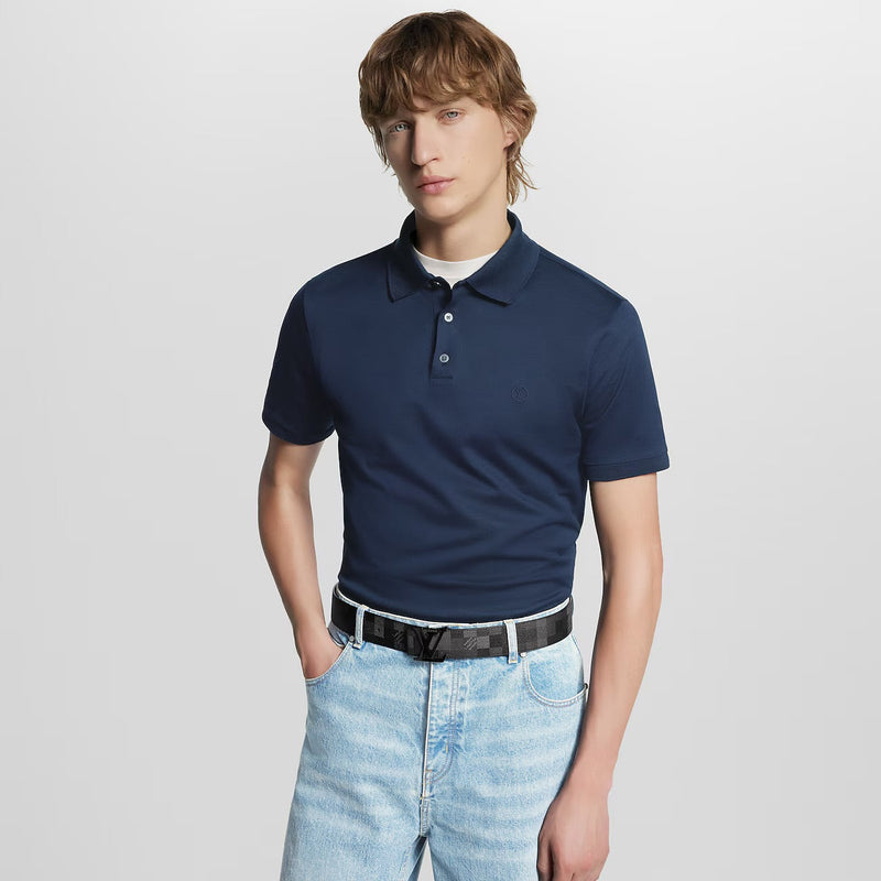 Louis Vuitton - Ceinture LV Initiales Damoflage 40 mm réversible