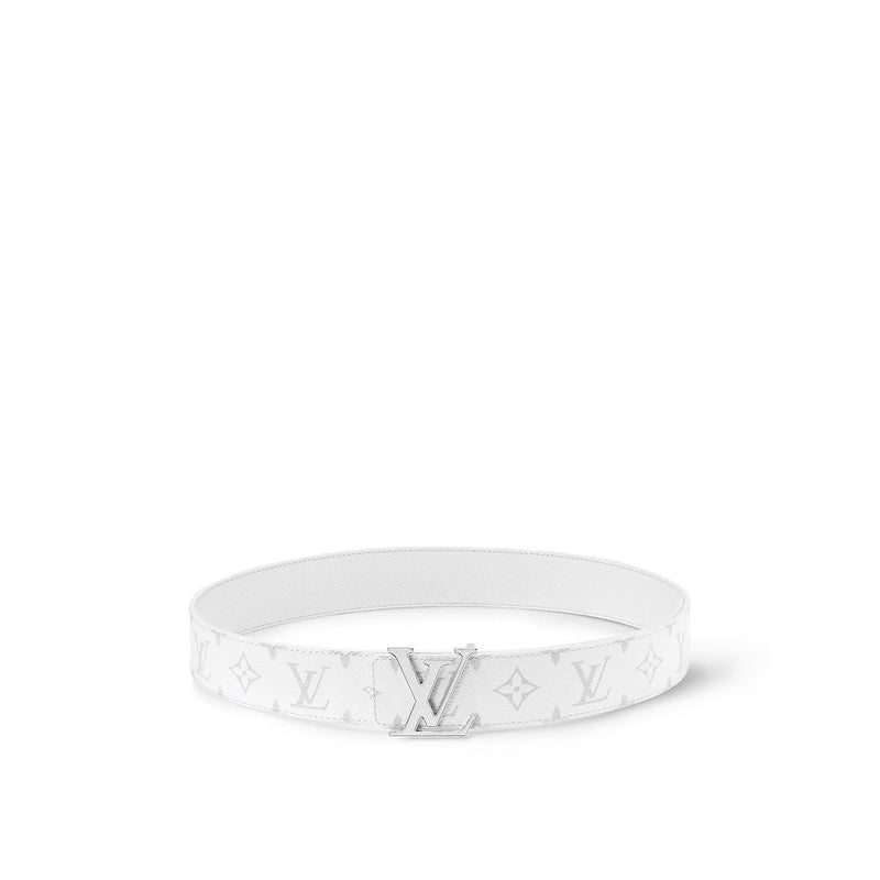 Louis Vuitton - Ceinture LV Initiales 40 mm réversible Blanc
