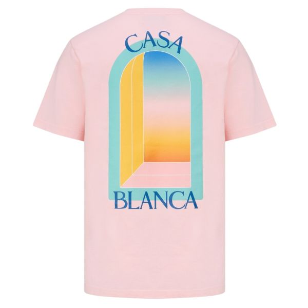 Casablanca - T-shirt L’arche De Jour Rose