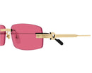 Cartier - Lunettes solaires Cartier Première Monture Or Verres Rose