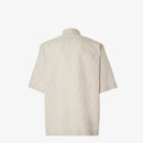 Fendi - Chemise en jacquard FF de lin Blanc
