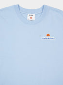 Casablanca - T-shirt Logo Montagne Bleu