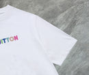 Louis Vuitton - T-shirt manches courtes lettres Multicolores Blanc