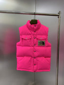 Gucci x TheNorthFace - Doudoune sans manche avec logo  Rose