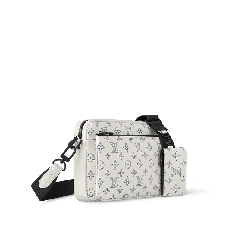Sac Trio Messenger Blanc