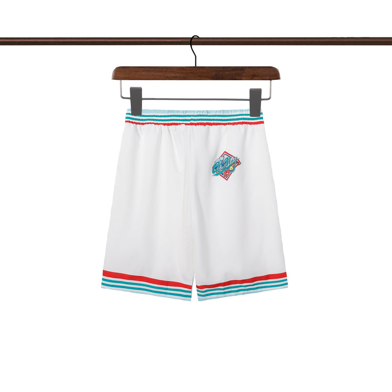 Casablanca Paris - Ensemble CHEMISE + SHORT Casaway Blanc/Bleu/Rouge