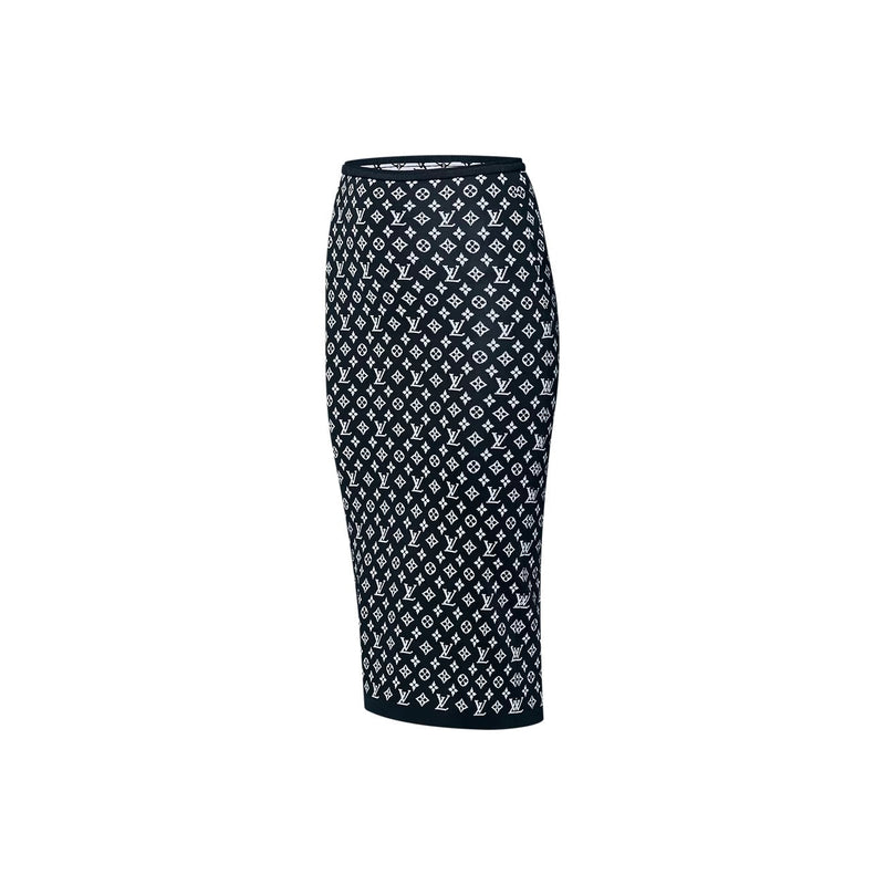 Louis Vuitton - Jupe en maille Monogram Jacquard