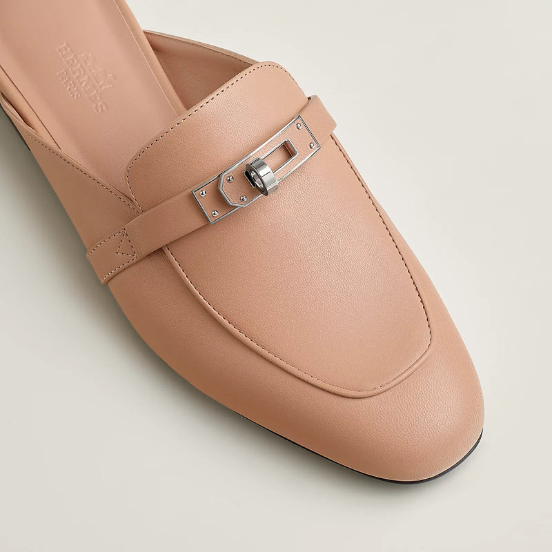 Hermès - Mules Oz Beige Perlino