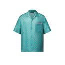 Louis Vuitton - Chemise manches courtes Monogram en soie Rose Strawberry Ice