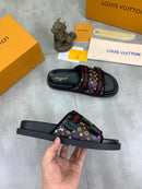 Louis Vuitton - Sandale LV x TM Multicolore Noir