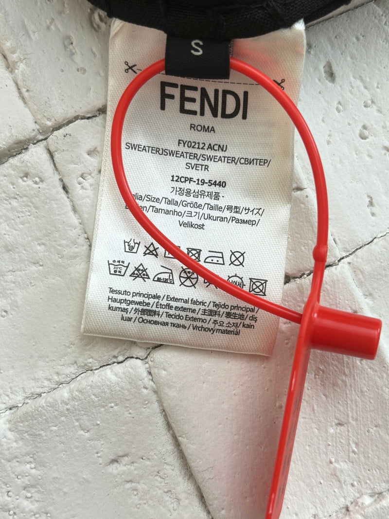 Fendi - Chemise à Manches Courtes avec Motif Monogramme Noir/Noir