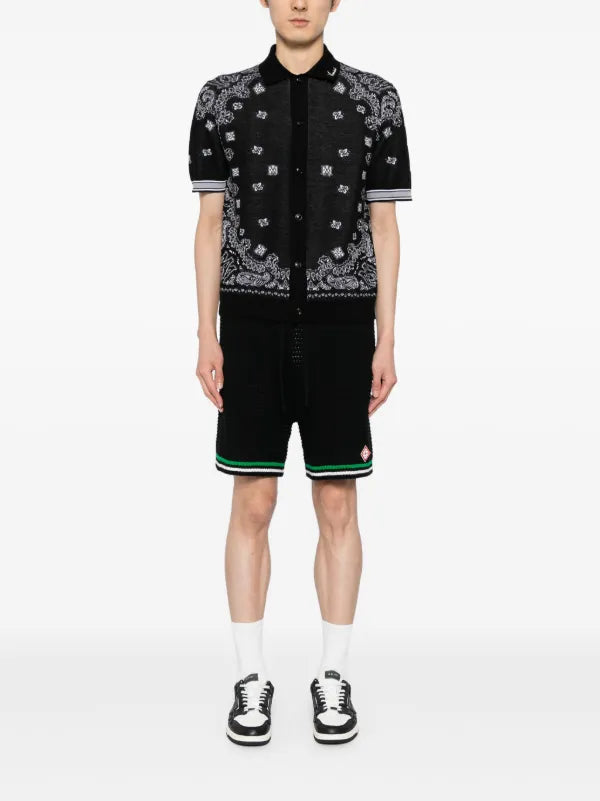 Amiri - Polo à motif cachemire