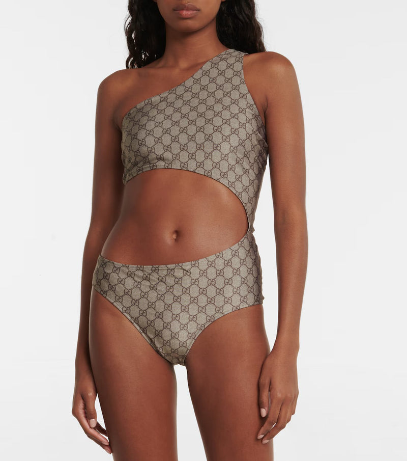 Gucci - Maillot de bain GG asymétrique