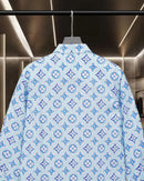 Louis Vuitton - Chemise manches longues motif intégral LV coloré Nuance de Bleu