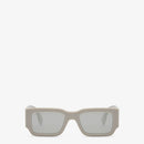 Fendi - Lunettes De Soleil Fendi Diagonal en acétate grège Gris
