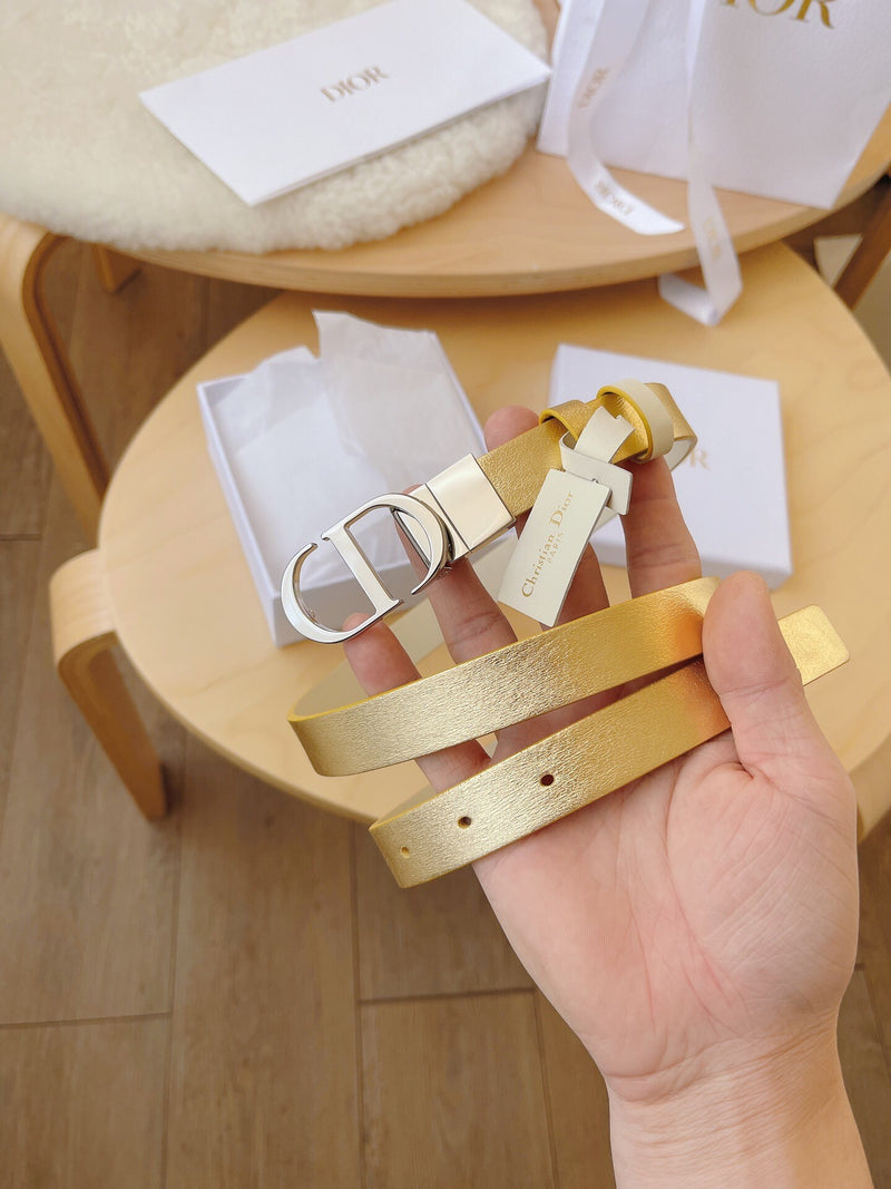 Dior - Ceinture CD Doré (2 coloris)