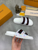 Louis Vuitton - Sandale LV x TM Multicolore Blanc
