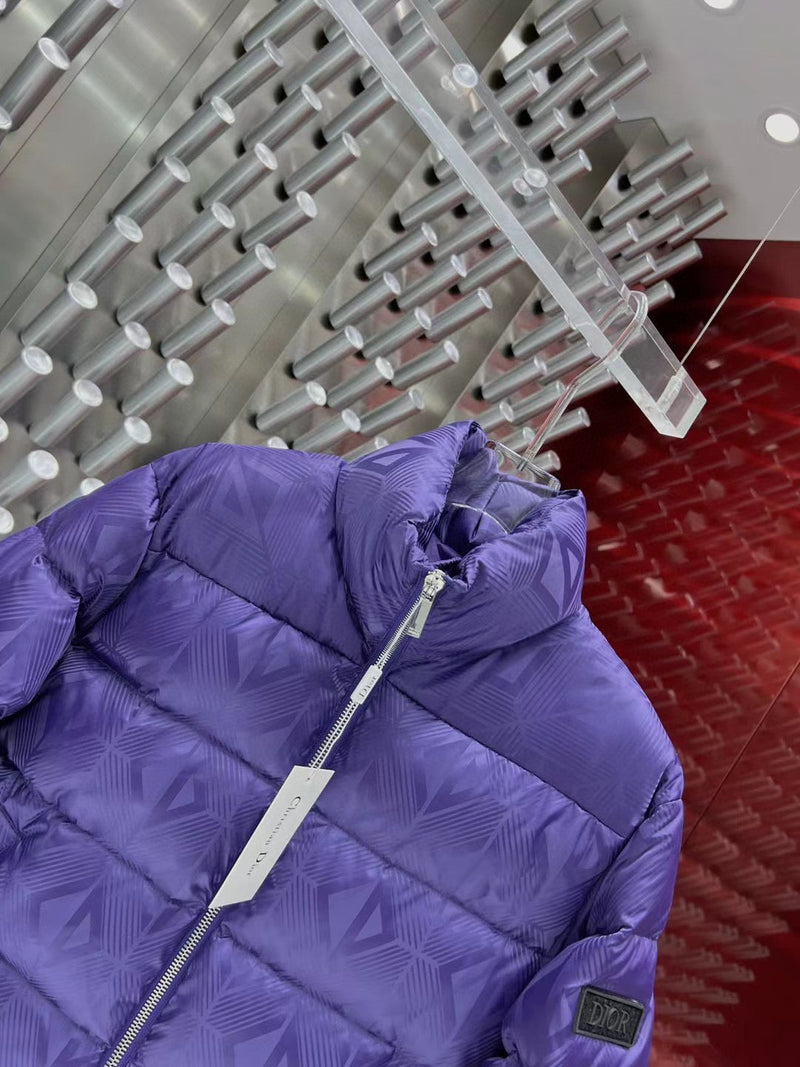 Dior - Doudoune CD oblique Violet