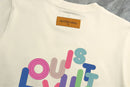 Louis Vuitton - T-shirt manches courtes lettres Multicolores Beige
