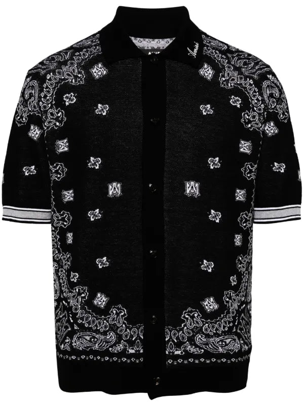 Amiri - Polo à motif cachemire