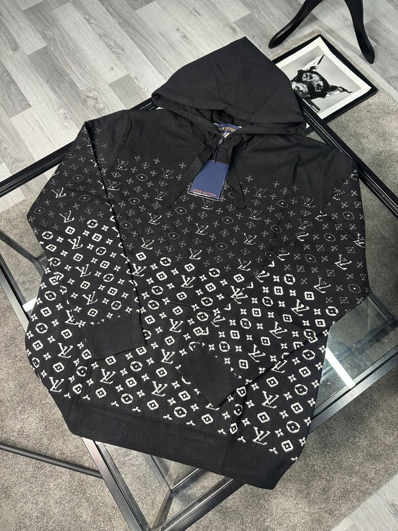 Louis Vuitton - Sweat à capuche monogramme LV Iconic Noir