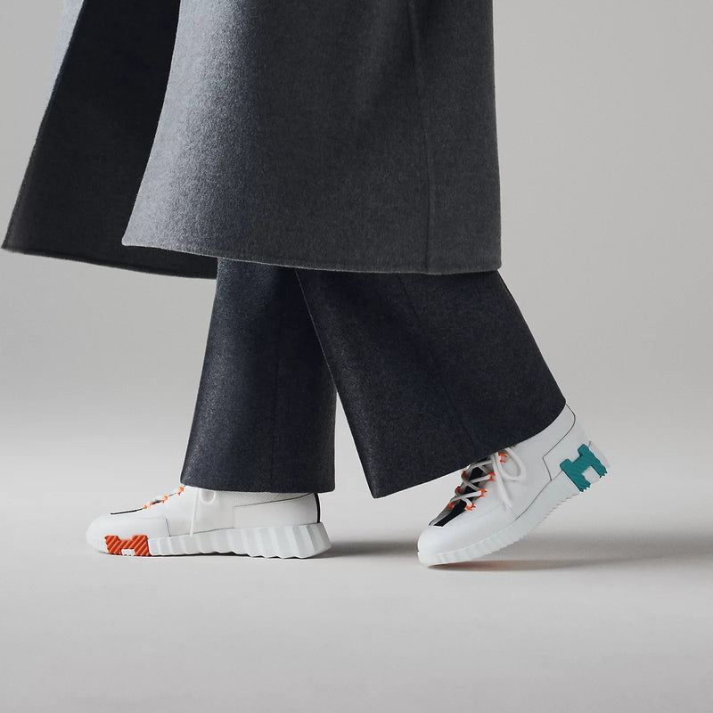 Hermès - Sneakers slip-on Lift Multicolore Blanc