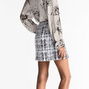 Louis Vuitton - Mini-jupe en tweed graphique