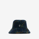 Bob en molleton Check Argil midnight