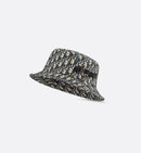 Dior - Bob Dior Oblique Bleu Marine / Beige