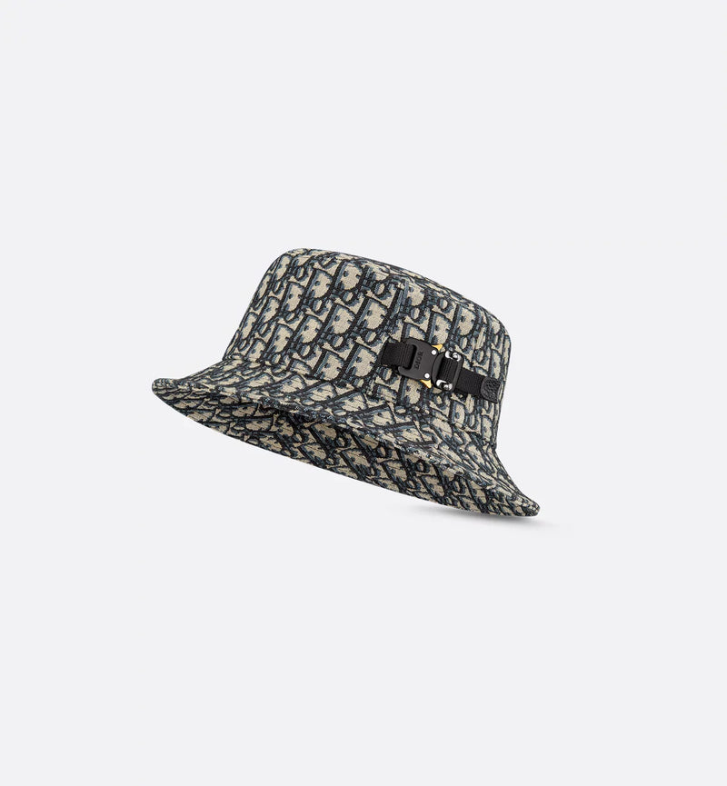 Dior - Bob Dior Oblique Bleu Marine / Beige