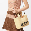 Loewe - Flamenco Clutch moyen en cuir d'agneau laminé