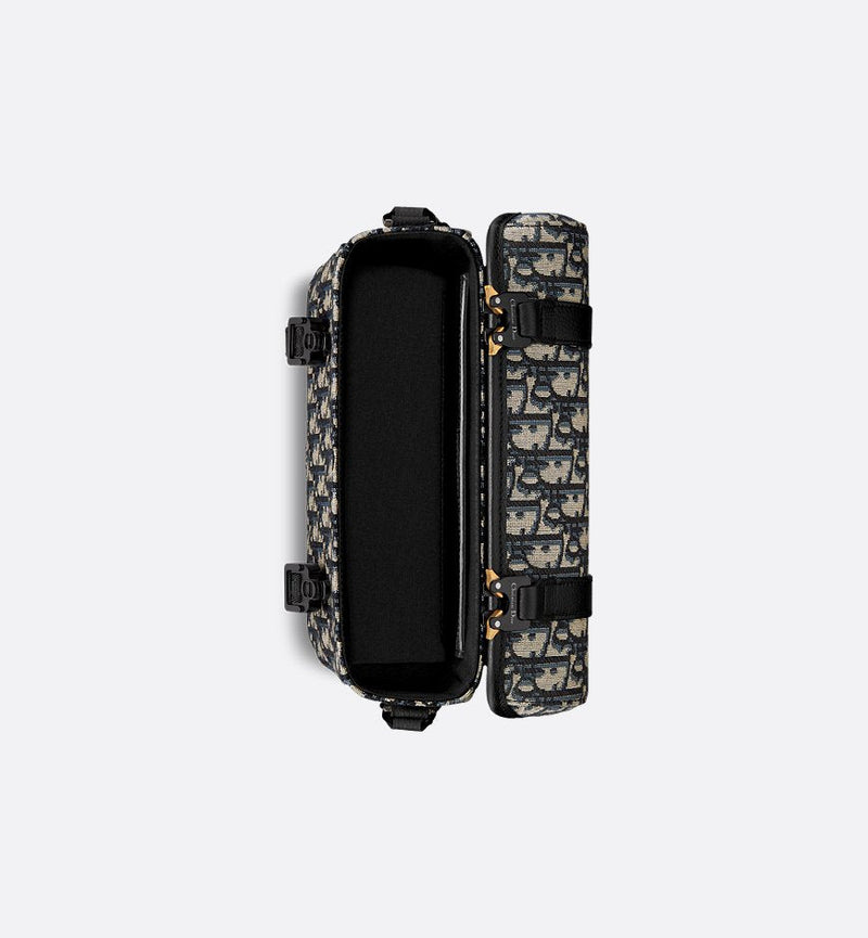 Sac Messenger à rabat Dior Hit The Road Noir et Beige