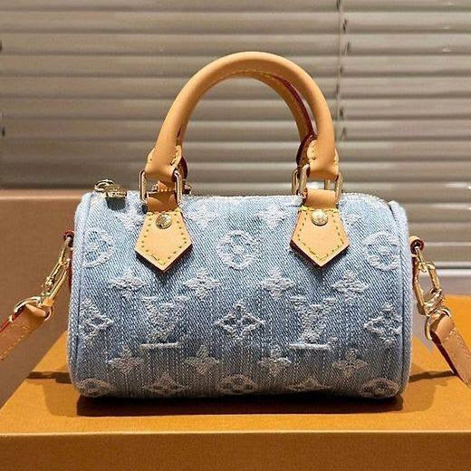 LV - Sac Speedy Bandoulière 20 Denim