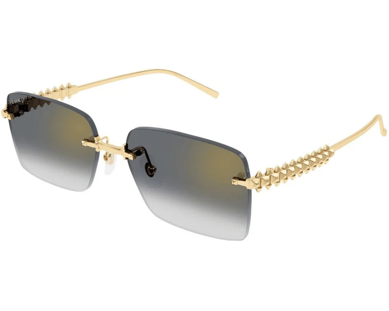 Cartier - Lunettes solaires Cartier Clash Monture Or Verres Gris