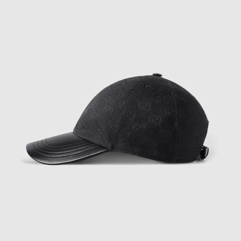Casquette Gucci Cuir/Noir