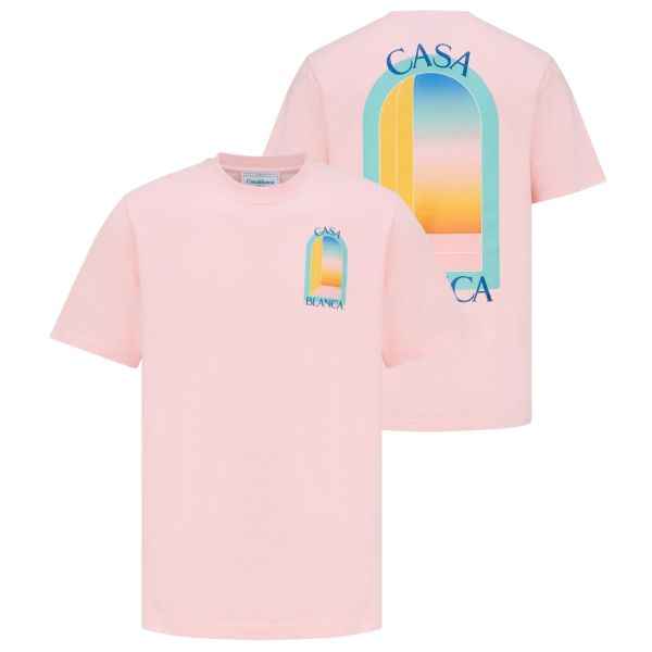 Casablanca - T-shirt L’arche De Jour Rose