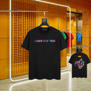 Louis Vuitton - T-shirt manches courtes lettres Multicolores Noir
